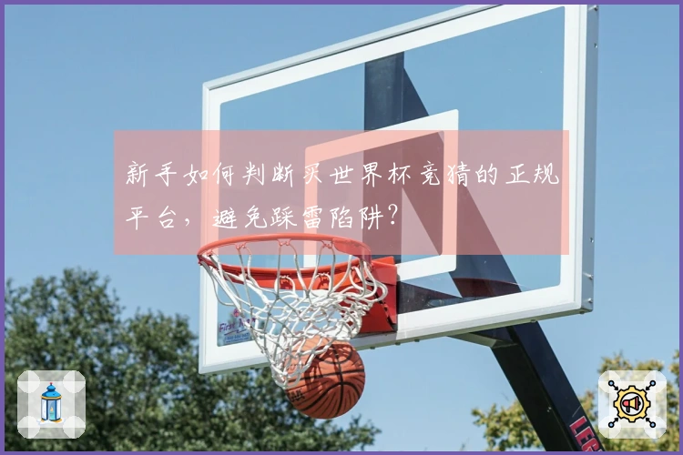 新手如何判断买世界杯竞猜的正规平台，避免踩雷陷阱？